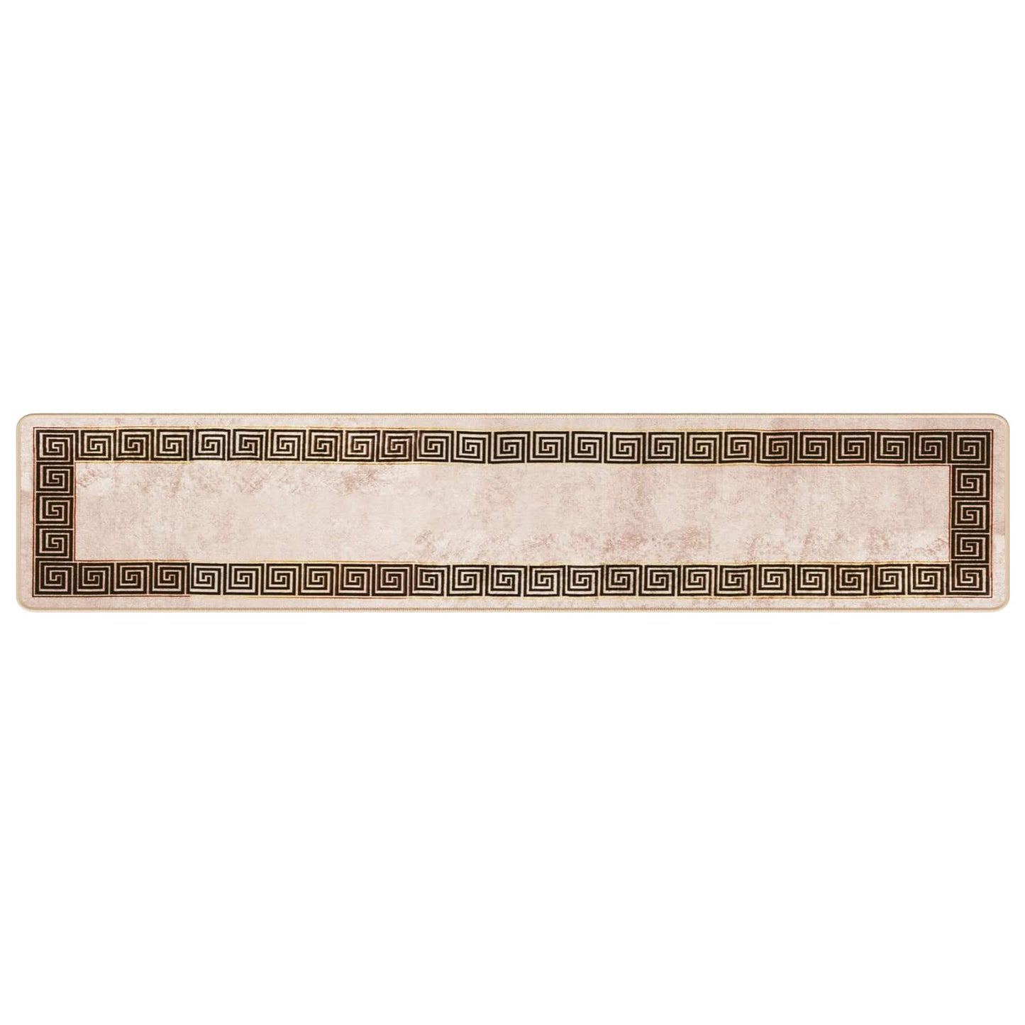 Runner Tappeto MARSA Nero 50 x 250 cm Poliestere e PVC