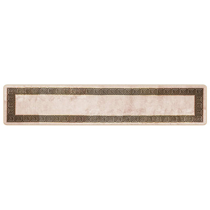 Runner Tappeto MARSA Nero 50 x 250 cm Poliestere e PVC