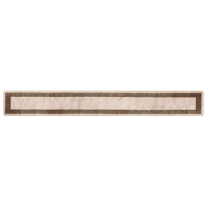 Runner Tappeto MARSA Nero 50 x 400 cm Poliestere e PVC