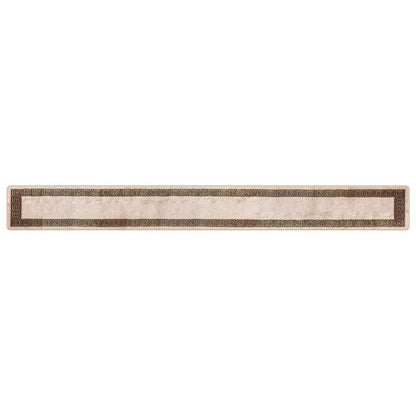 Runner Tappeto MARSA Nero 50 x 450 cm Poliestere e PVC | homemem39