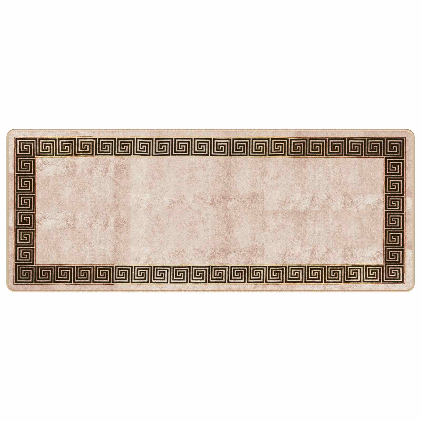 Runner Tappeto MARSA Nero 80 x 200 cm Poliestere e PVC | homemem39