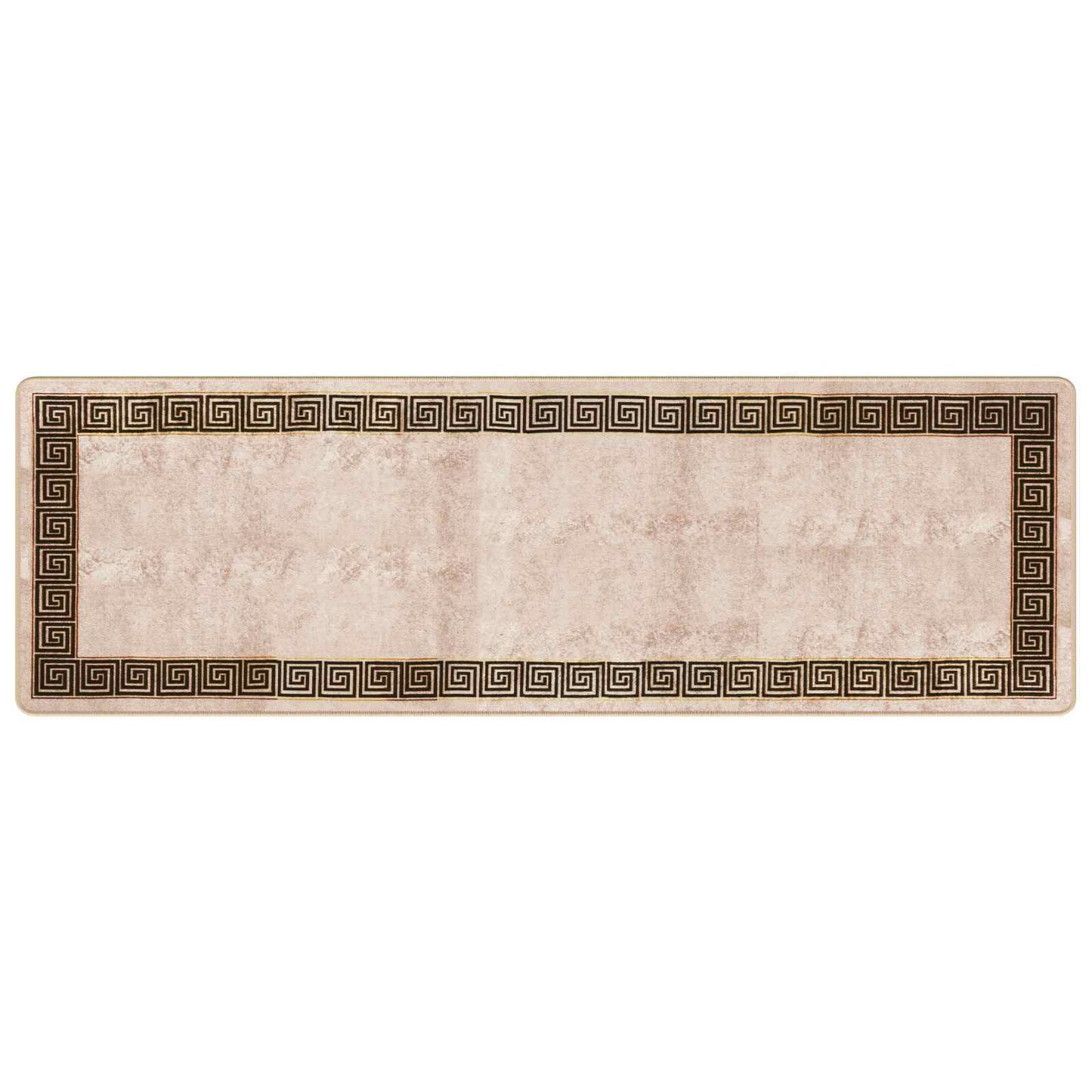 Runner Tappeto MARSA Nero 80 x 250 cm Poliestere e PVC | homemem39