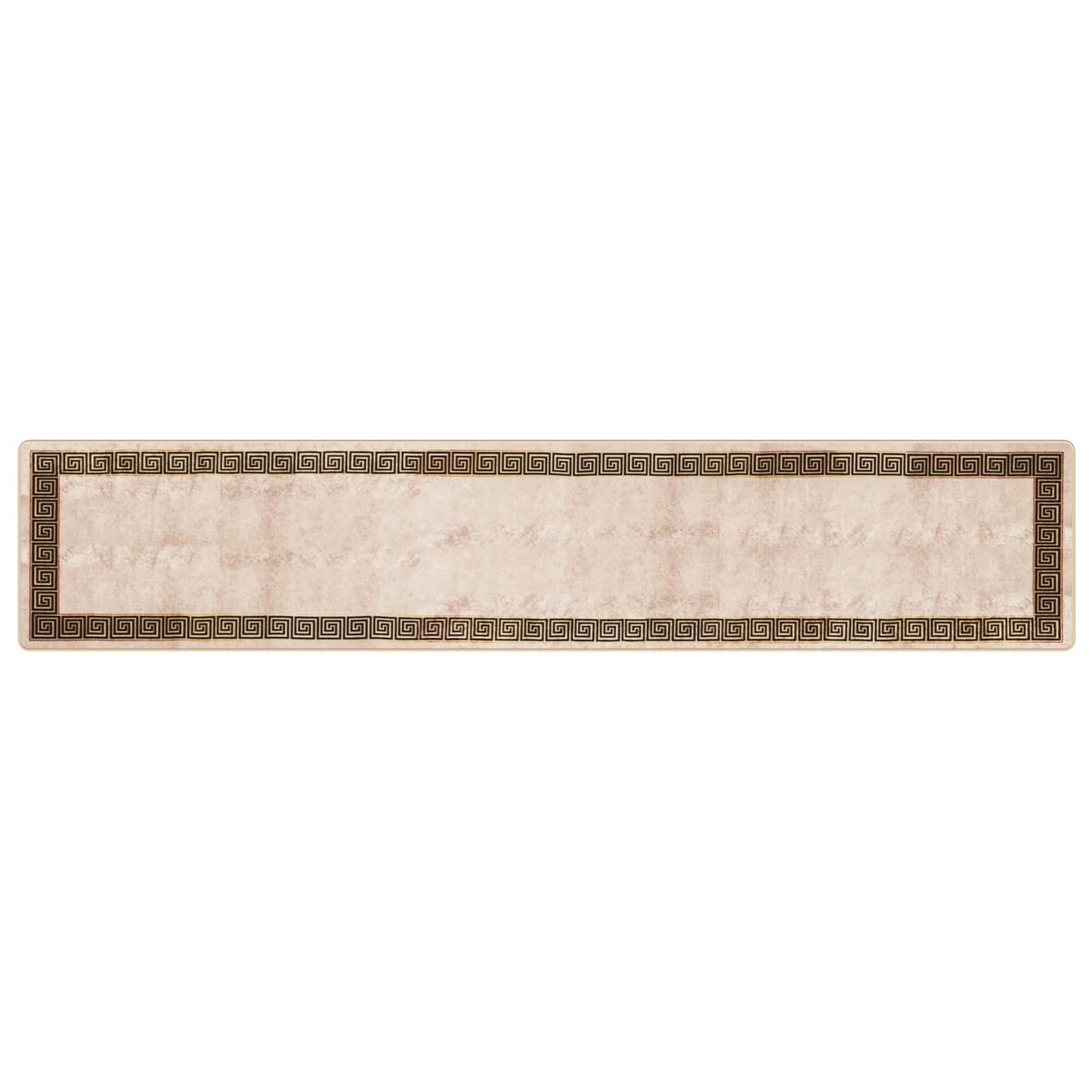 Runner Tappeto MARSA Nero 80 x 400 cm Poliestere e PVC