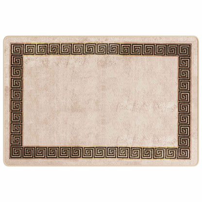 Runner Tappeto MARSA Nero 100 x 150 cm Poliestere e PVC | homemem39