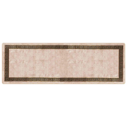 Runner Tappeto MARSA Nero 100 x 300 cm Poliestere e PVC | homemem39