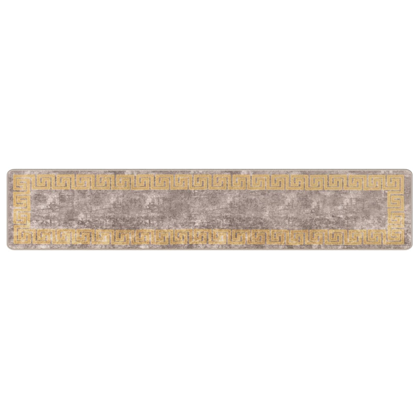 Runner Tappeto MARSA Grigio 50 x 250 cm Poliestere e PVC | homemem39