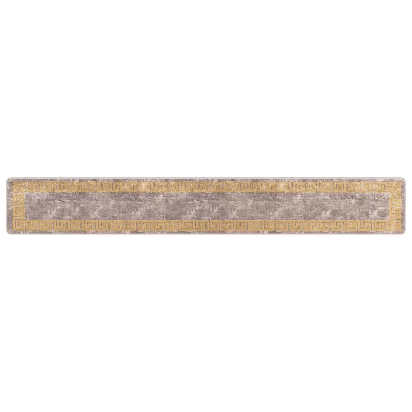 Runner Tappeto MARSA Grigio 50 x 350 cm Poliestere e PVC | homemem39
