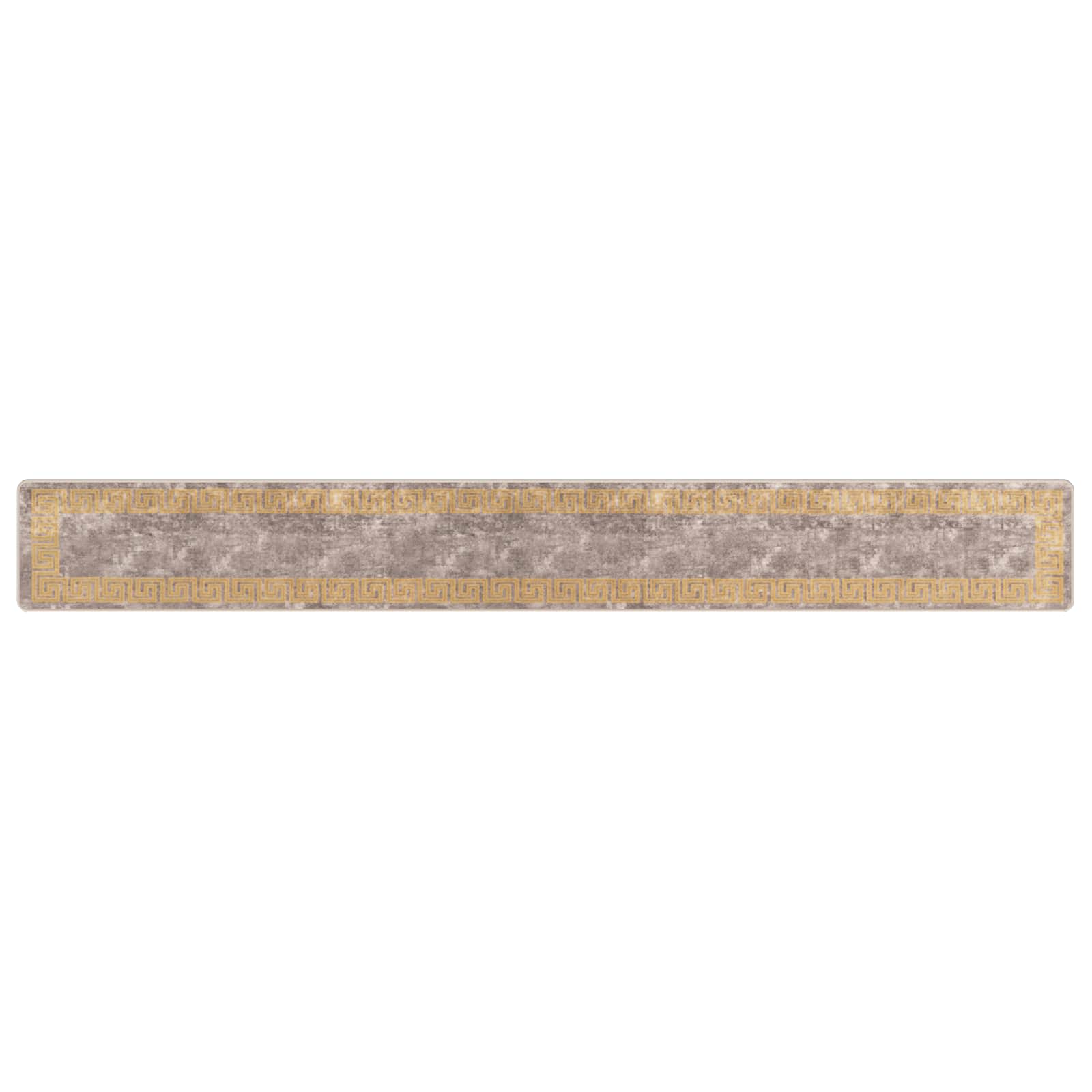 Runner Tappeto MARSA Grigio 50 x 400 cm Poliestere e PVC | homemem39