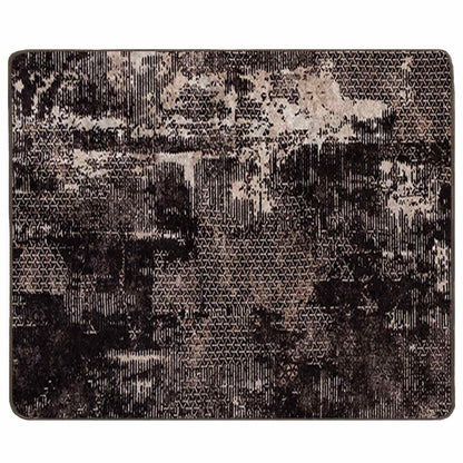 Runner Tappeto MARSA Nero 80 x 100 cm Poliestere e PVC | homemem39