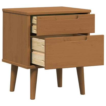Armadio da Notte con cassetto Caramello 40 x 35 x 48 cm | homemem39
