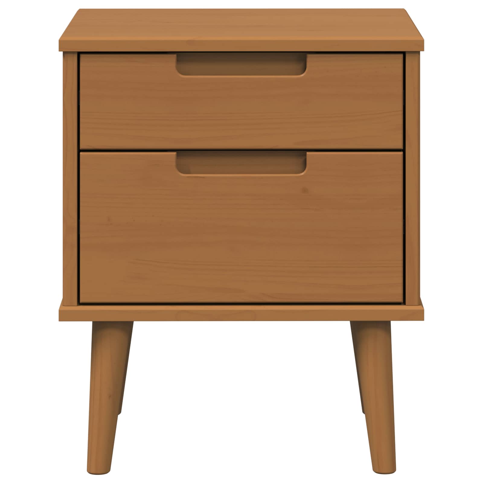 Armadio da Notte con cassetto Caramello 40 x 35 x 48 cm | homemem39