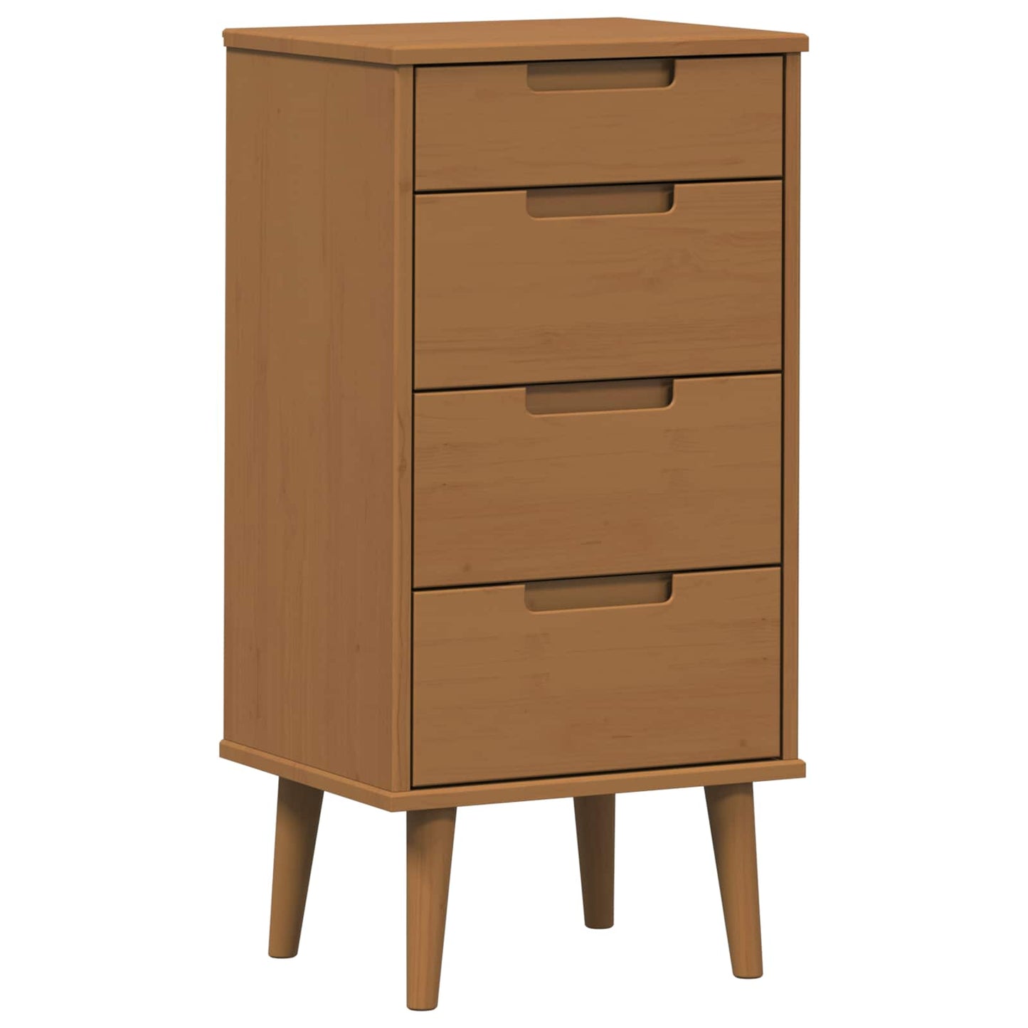 Cassettiera MOLDE Caramello 40 x 35 x 82 cm | homemem39