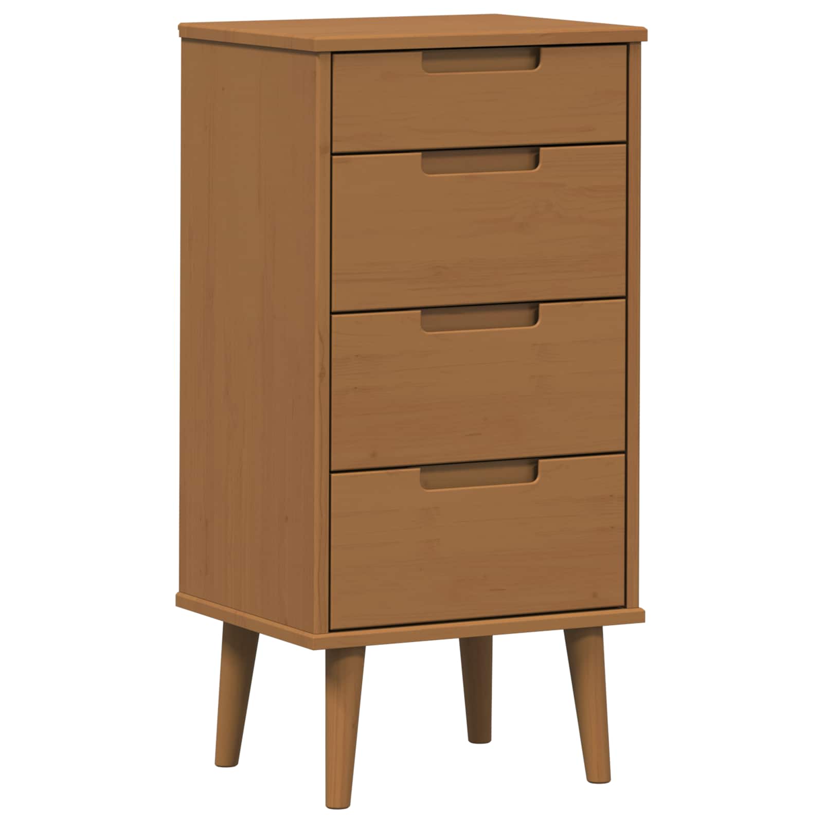 Cassettiera MOLDE Caramello 40 x 35 x 82 cm | homemem39