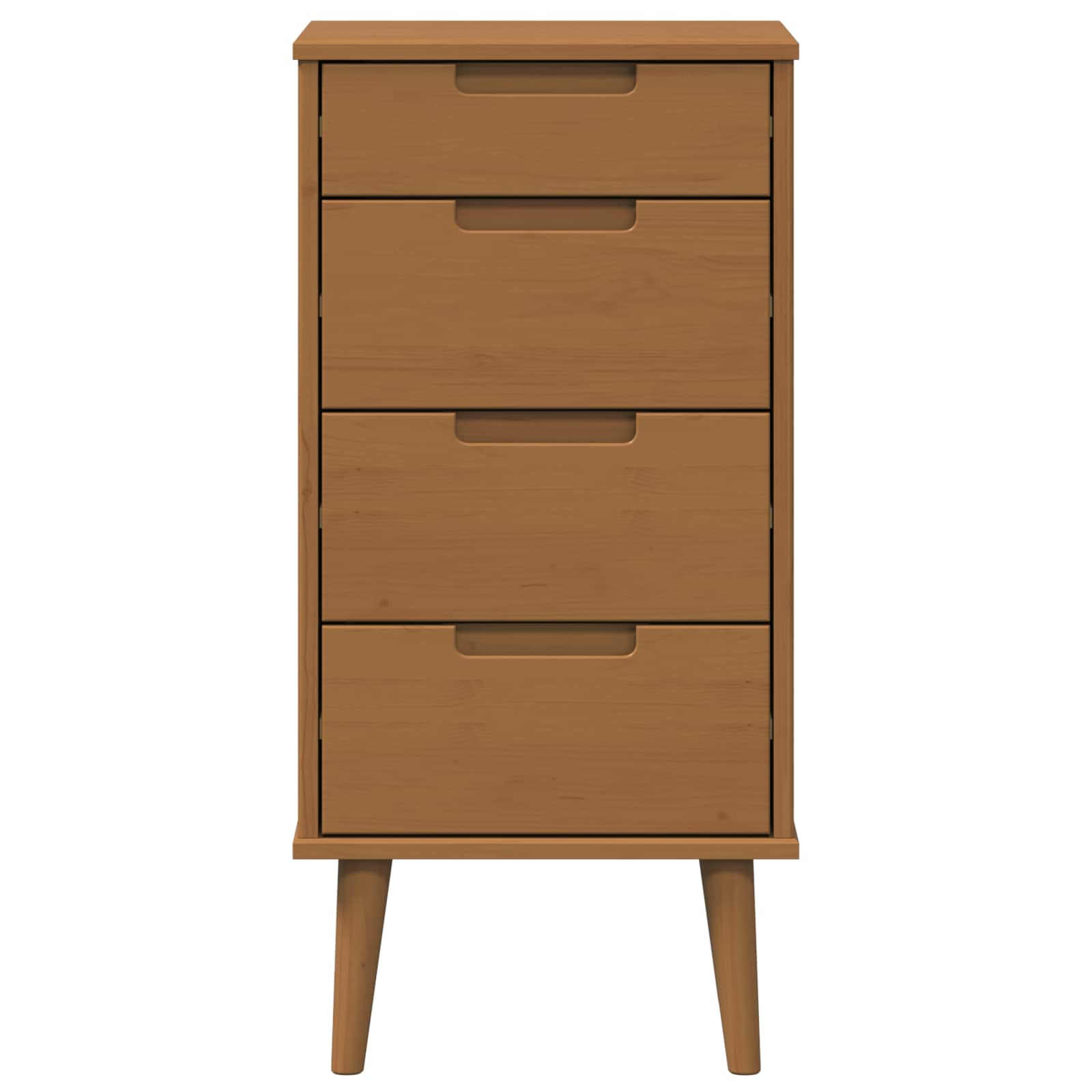 Cassettiera MOLDE Caramello 40 x 35 x 82 cm | homemem39