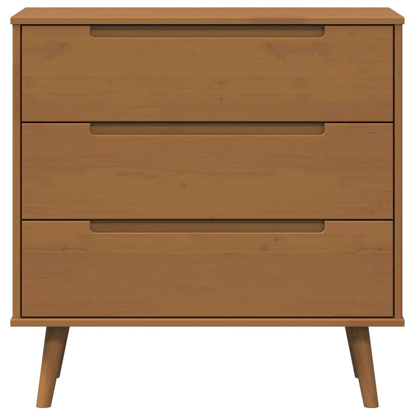 Cassettiera MOLDE Caramello 80 x 40 x 80 cm | homemem39