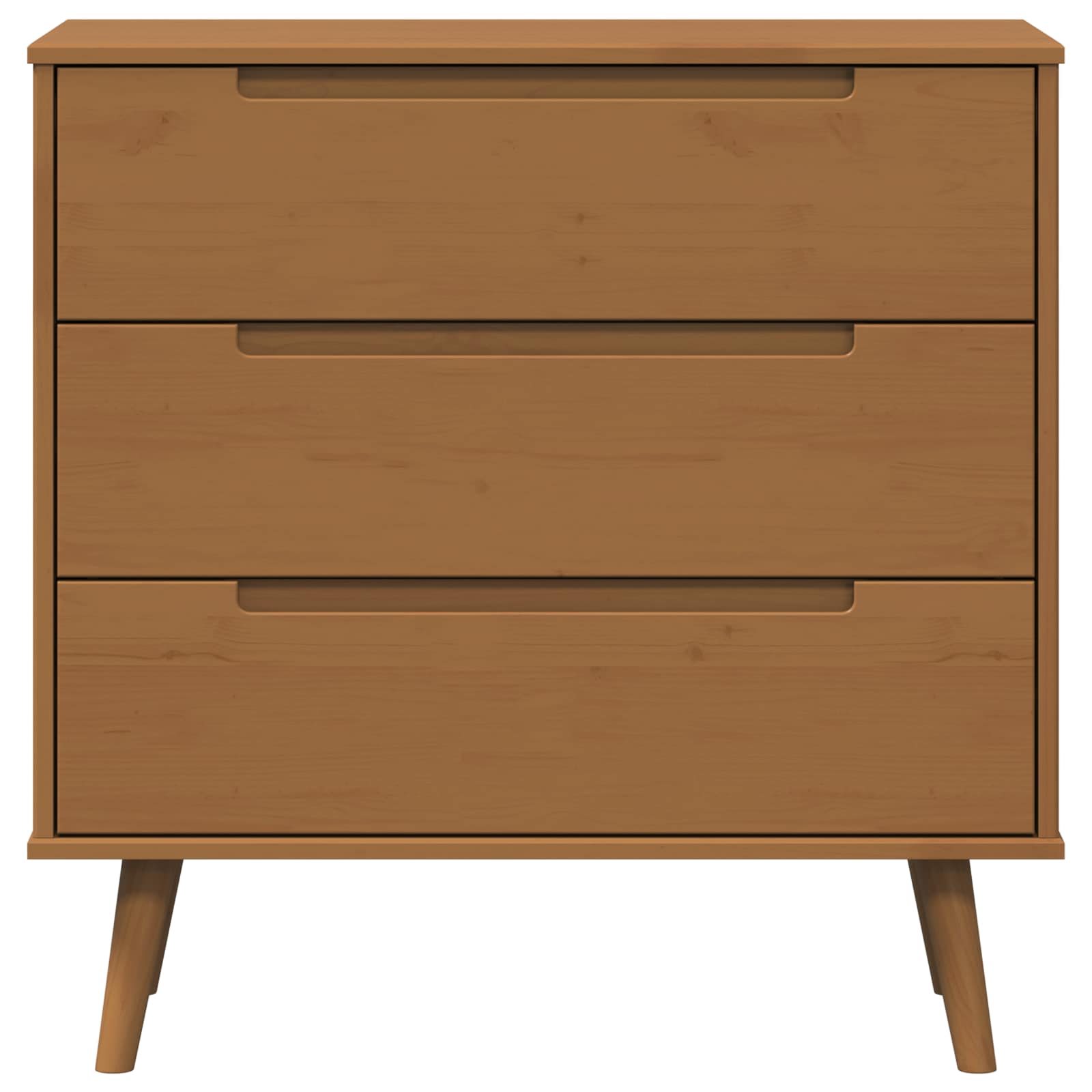 Cassettiera MOLDE Caramello 80 x 40 x 80 cm | homemem39