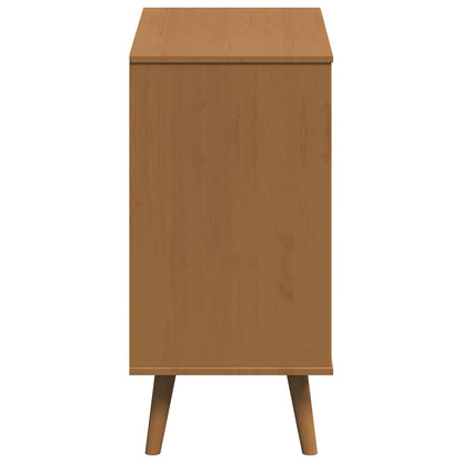 Cassettiera MOLDE Caramello 80 x 40 x 80 cm | homemem39