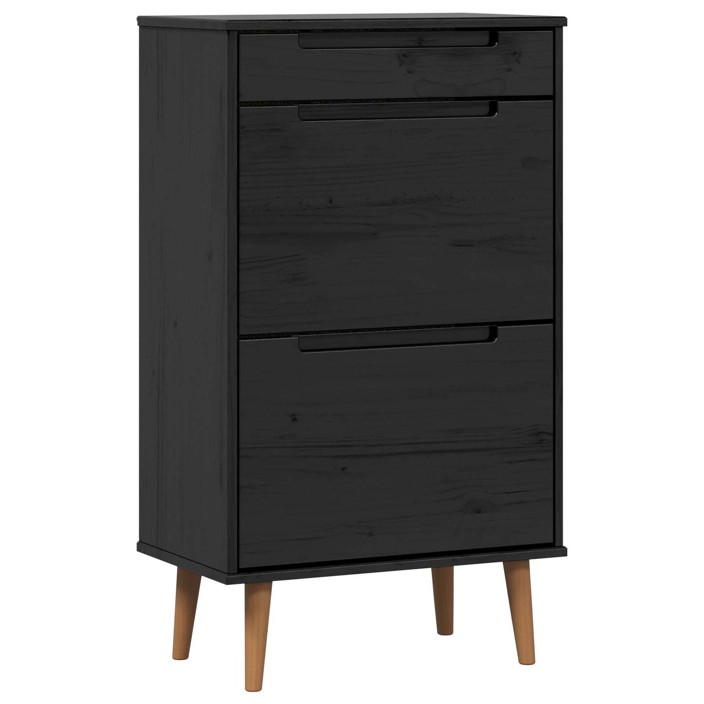Mobile per scarpe MOLDE 59,5 x 35 x 103 cm Nero | homemem39