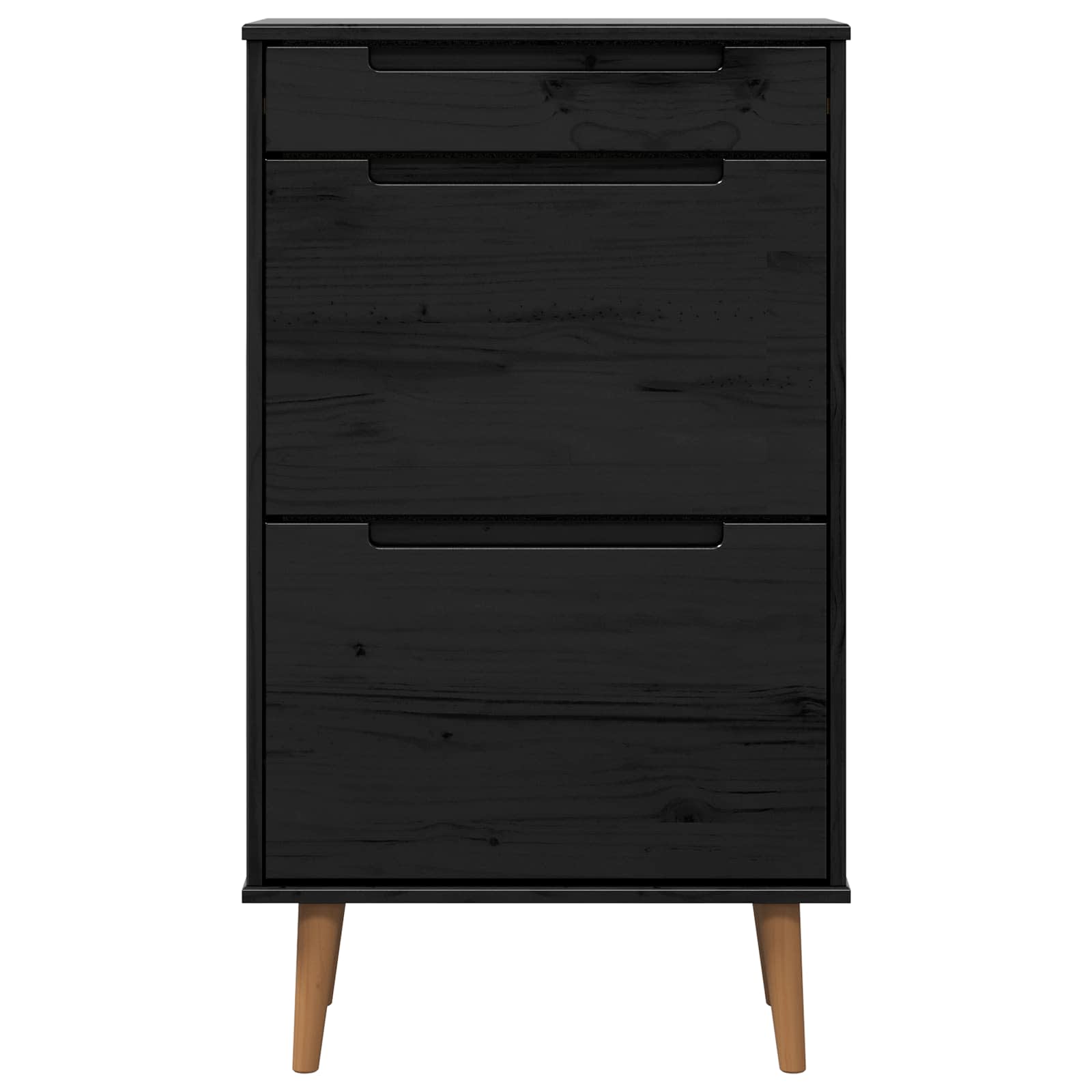 Mobile per scarpe MOLDE 59,5 x 35 x 103 cm Nero | homemem39