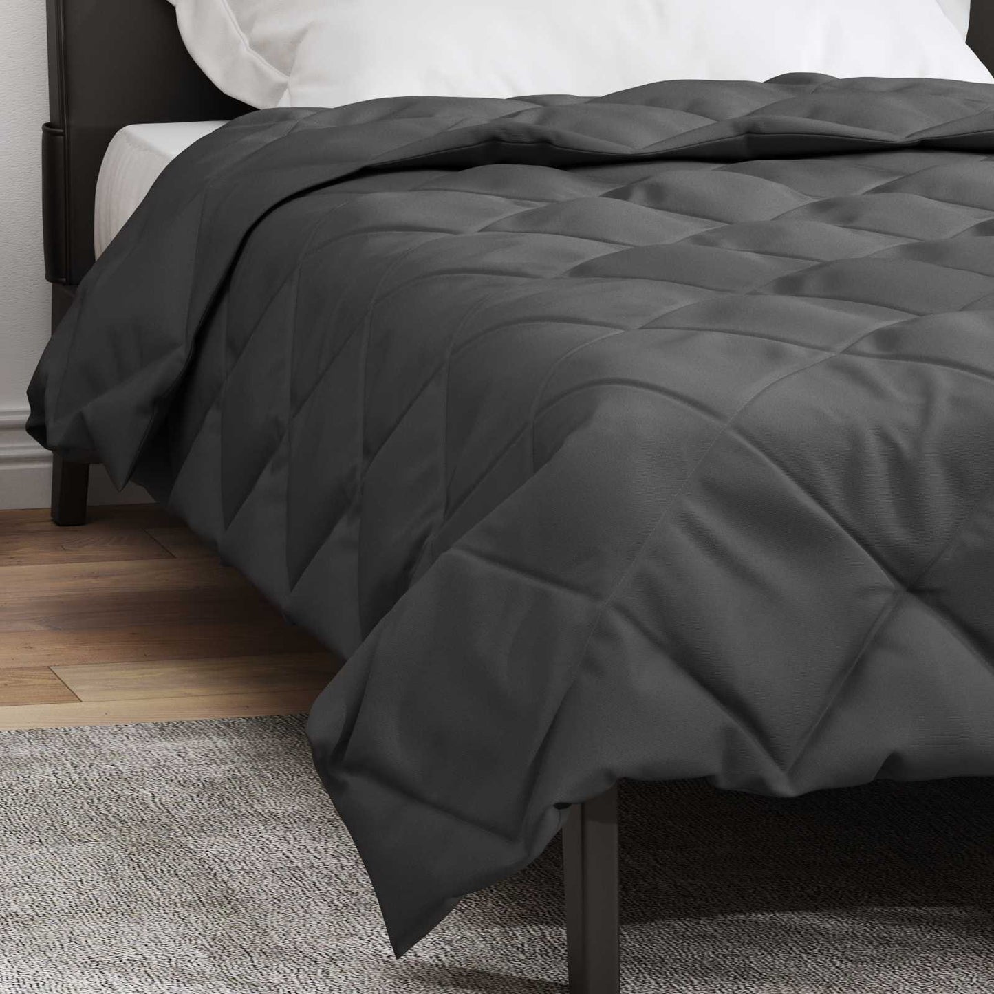 Duvet Estivo Antracite 220 x 155 cm Microfibra