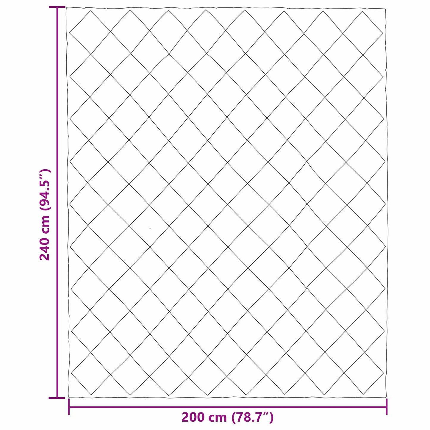 Duvet Estivo 240 x 200 cm Estate 200 gsm Verde