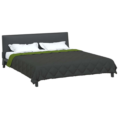 Duvet Estivo Verde e Antracite 220 x 240 cm Microfibra | homemem39