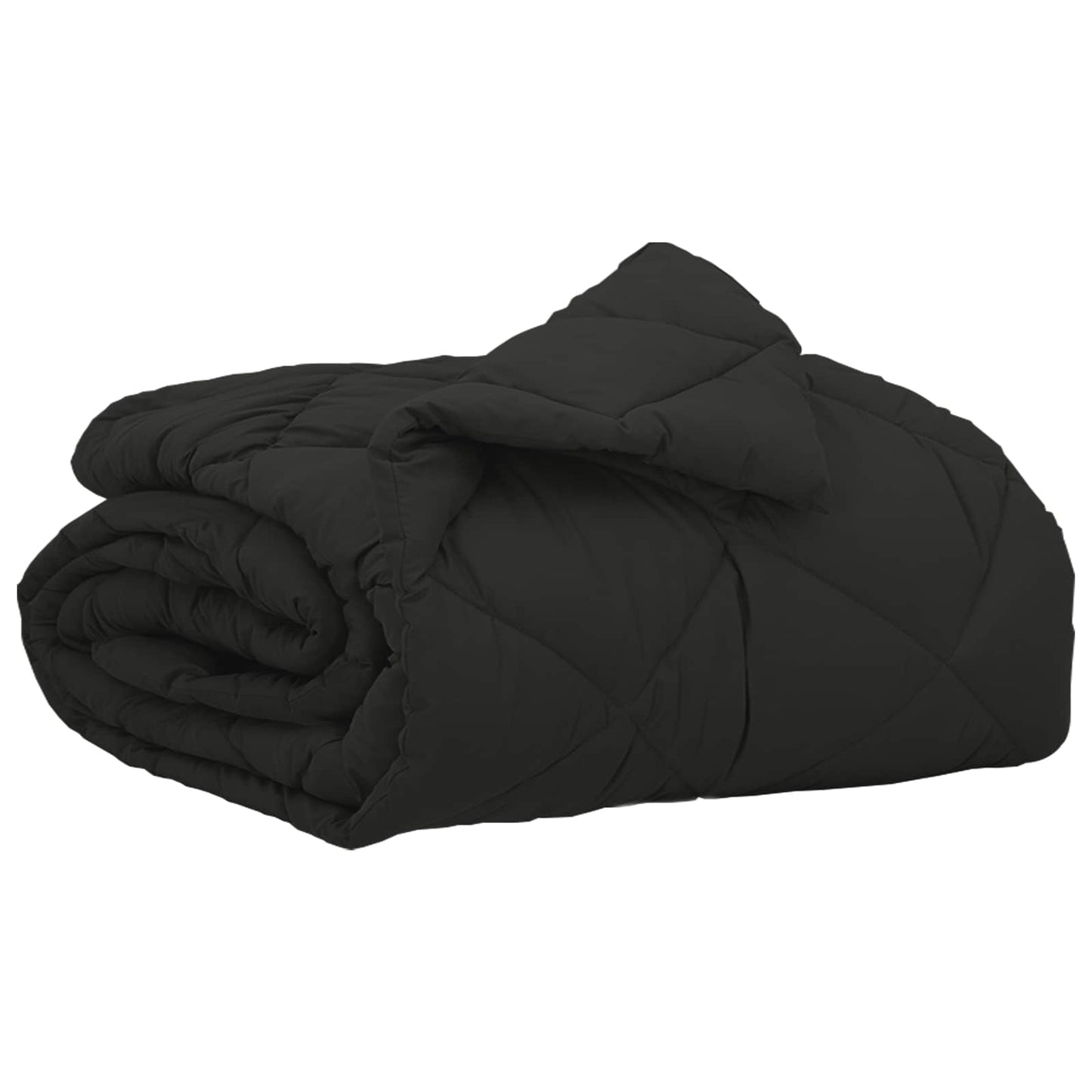 Duvet Estivo Nero 200 x 135 cm Microfibra