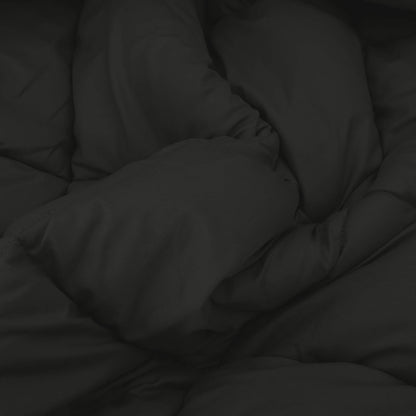 Duvet Estivo Nero 220 x 155 cm Microfibra