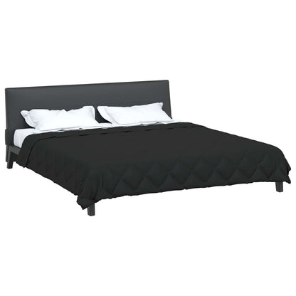 Duvet Estivo Nero 240 x 260 cm Microfibra