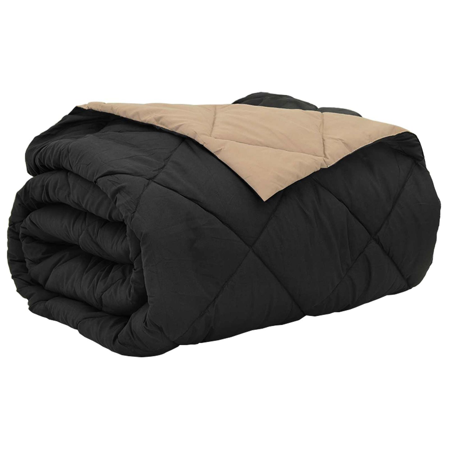 Duvet Estivo Nero e Talpa 240 x 260 cm Microfibra