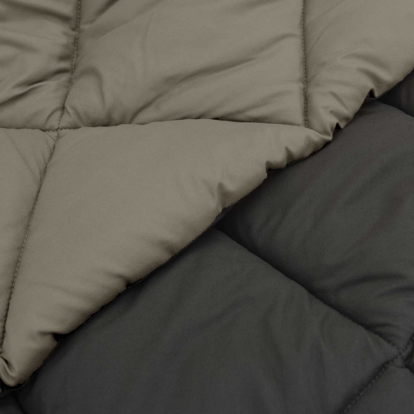 Duvet Estivo Grigio chiaro e Antracite 200 x 140 cm Microfibra