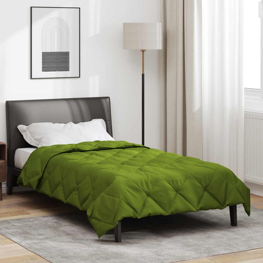 Piumone Completo Annuale Verde 135 x 200 cm Microfibra - homemem39