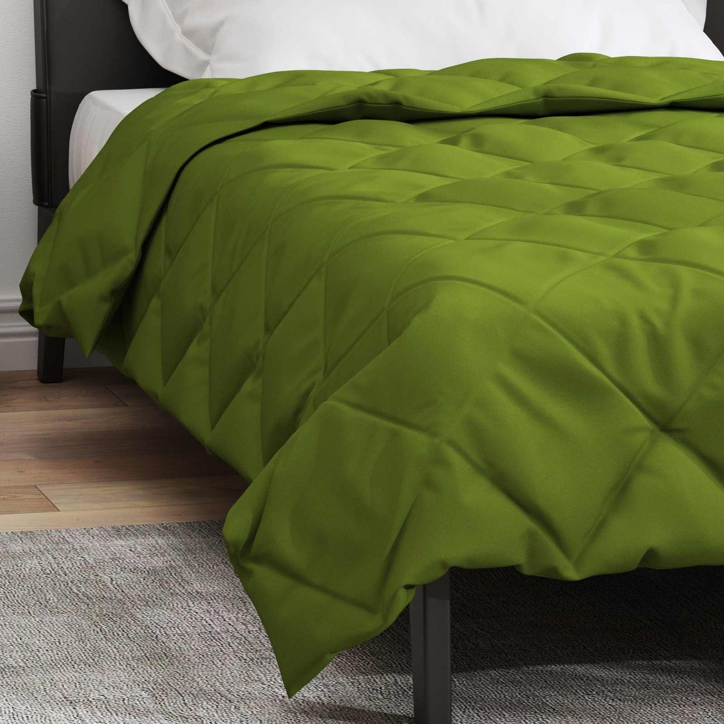 Piumone Completo Annuale Verde 155 x 200 cm Microfibra | homemem39