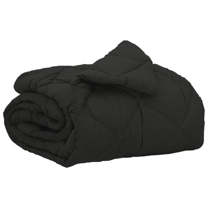 Piumone Completo Annuale Nero 200 x 135 cm Microfibra