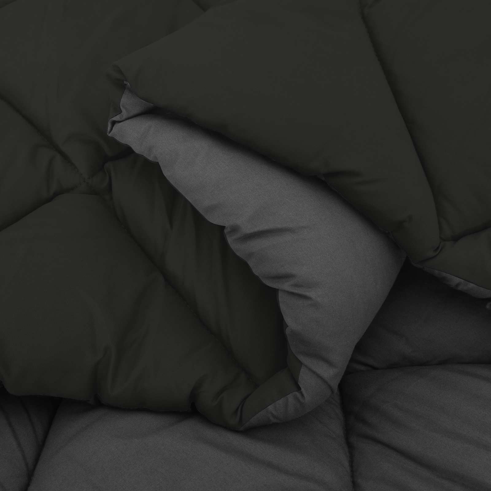 Piumone Completo Annuale Nero e antracite 135 x 200 cm | homemem39