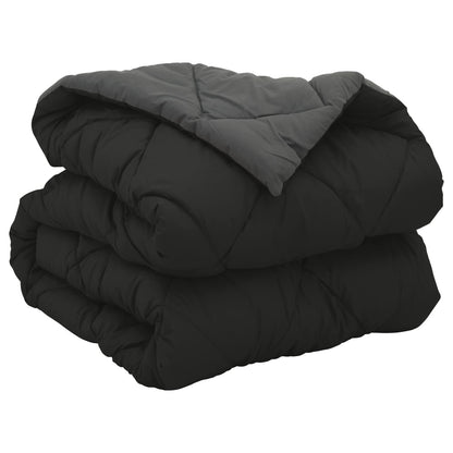 Piumone Completo Annuale Nero e antracite 135 x 200 cm | homemem39