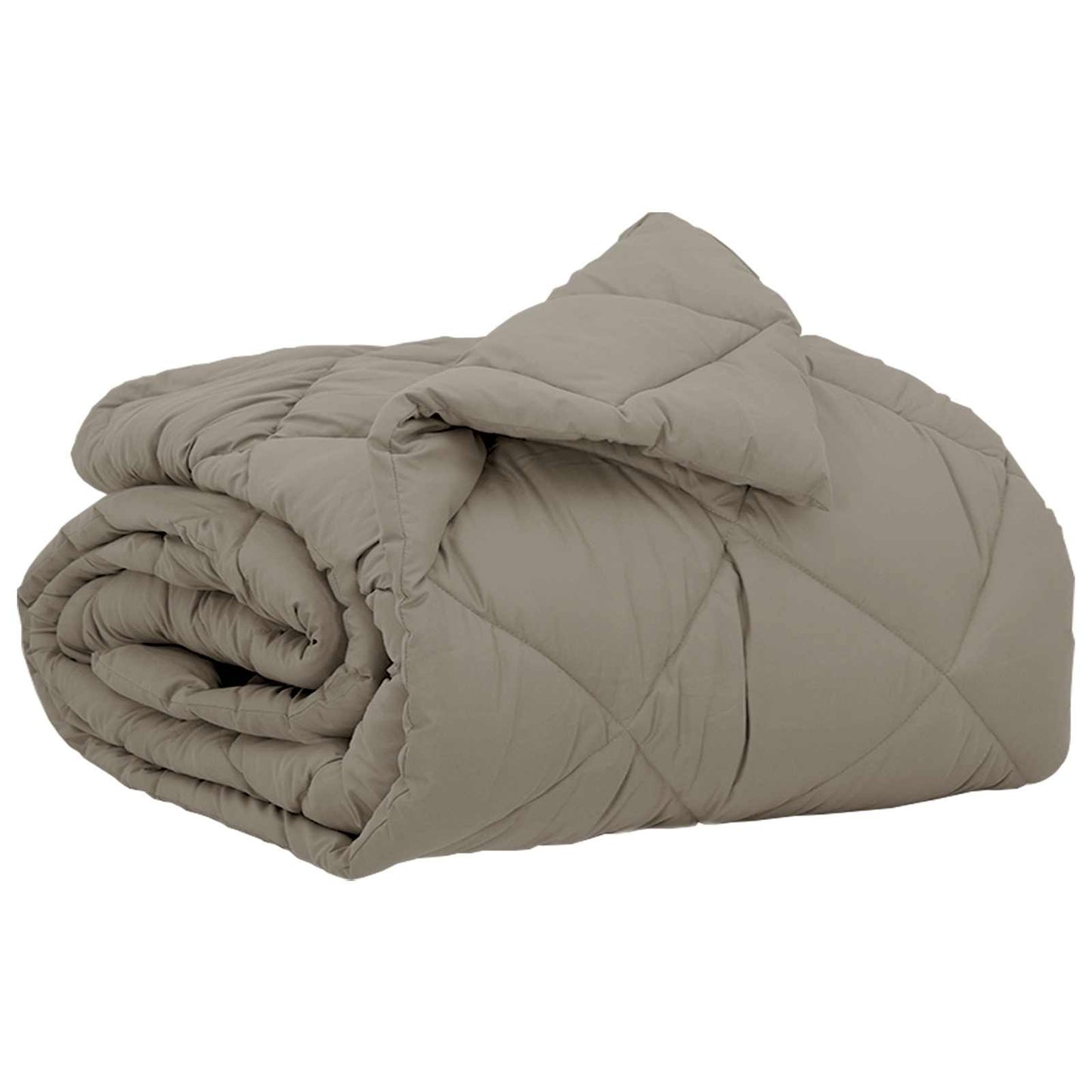 Piumone Completo Annuale Grigio chiaro 200 x 155 cm Microfibra