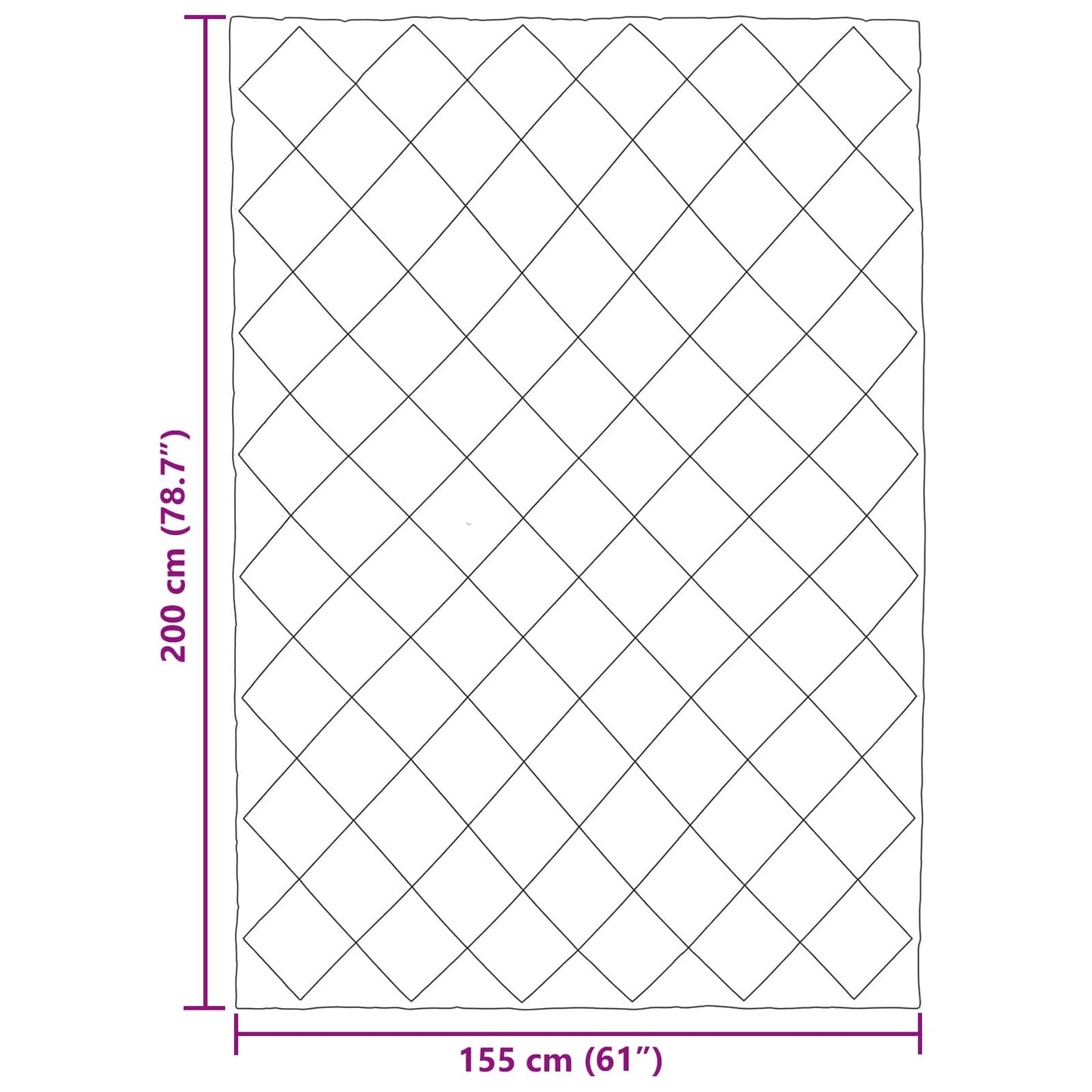 Piumone Completo Annuale Grigio chiaro 200 x 155 cm Microfibra