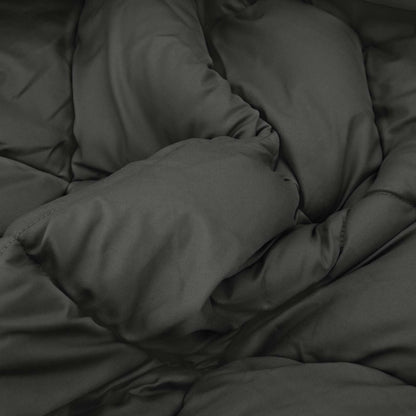 Duvet Invernale Antracite 200 x 140 cm Microfibra