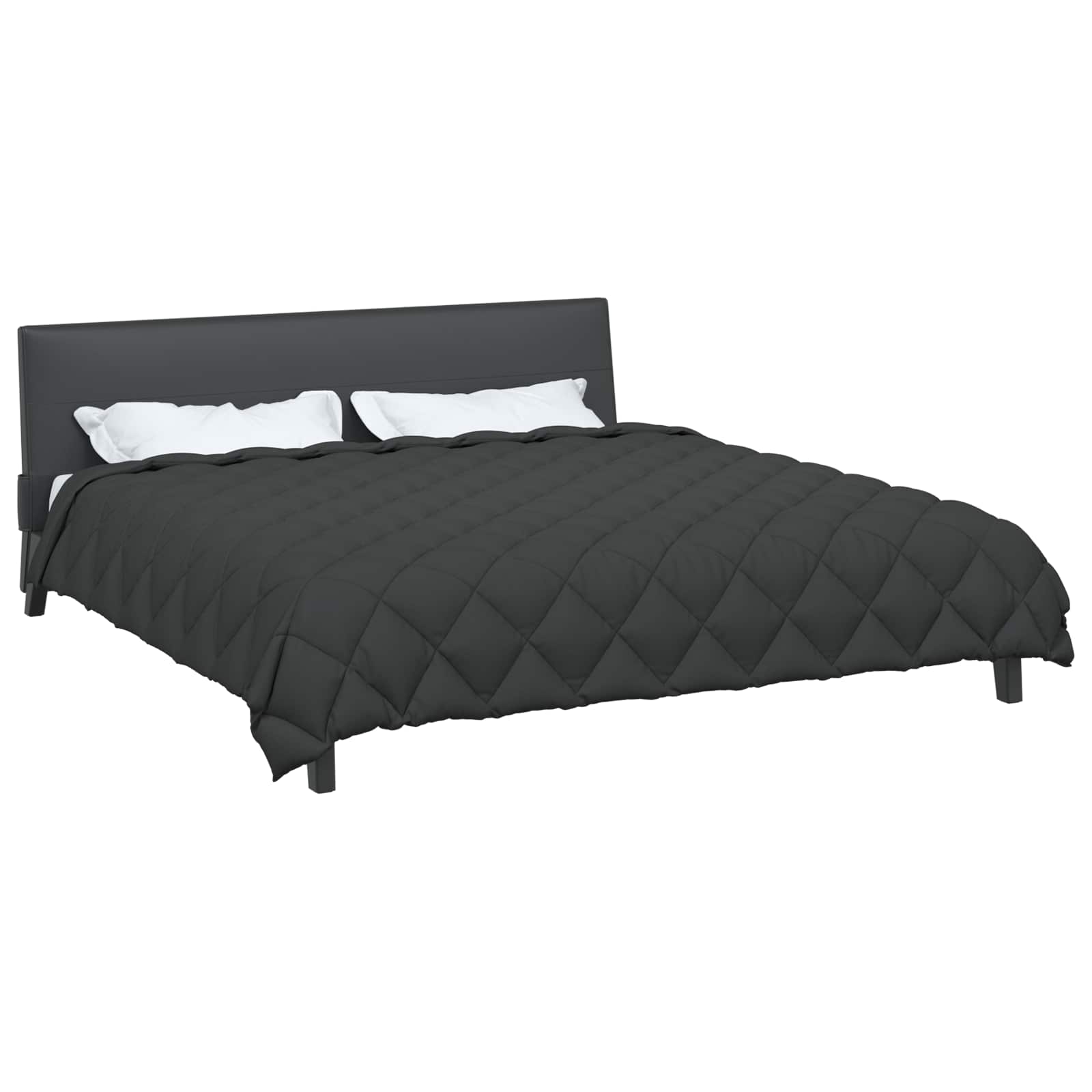 Duvet Invernale Antracite 200 x 240 cm Microfibra | homemem39