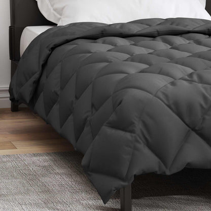 Duvet Invernale Antracite 135 x 220 cm Microfibra | homemem39