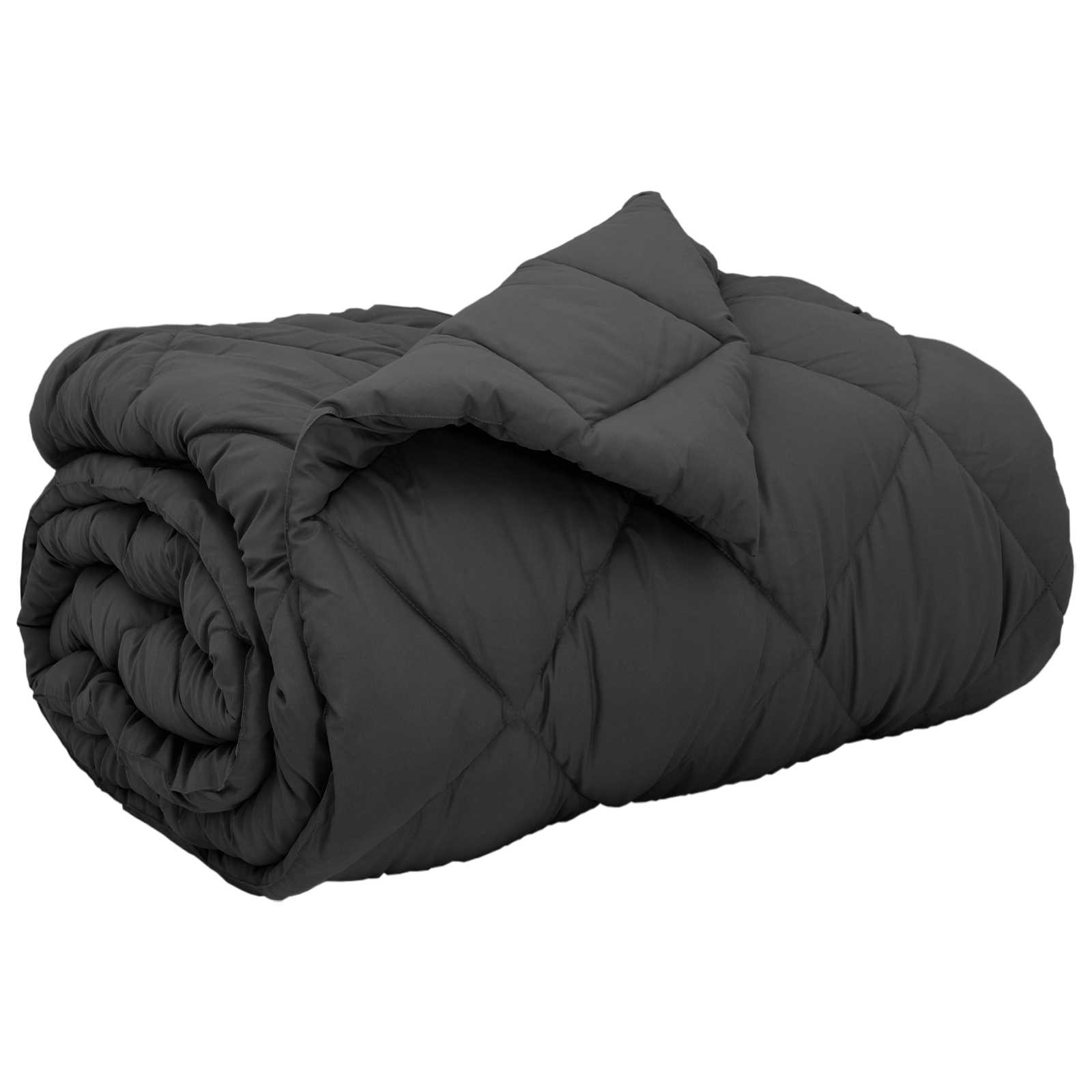 Duvet Invernale Antracite 135 x 220 cm Microfibra | homemem39