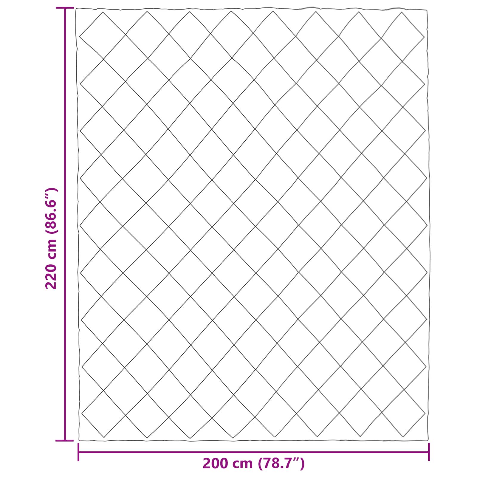 Duvet Invernale Antracite 200 x 220 cm Microfibra | homemem39