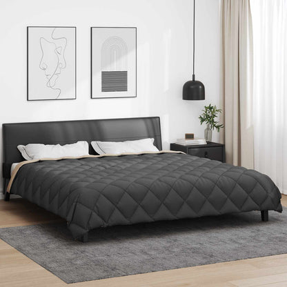 Duvet Invernale Antracite e Talpa 200 x 200 cm Microfibra | homemem39