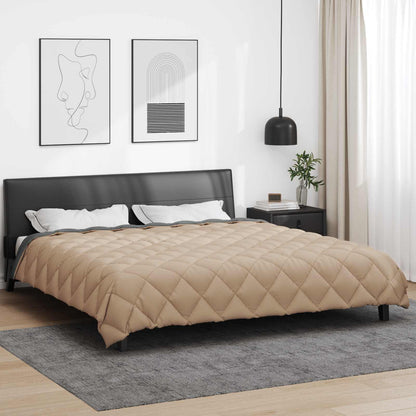 Duvet Invernale Antracite e Talpa 200 x 200 cm Microfibra | homemem39