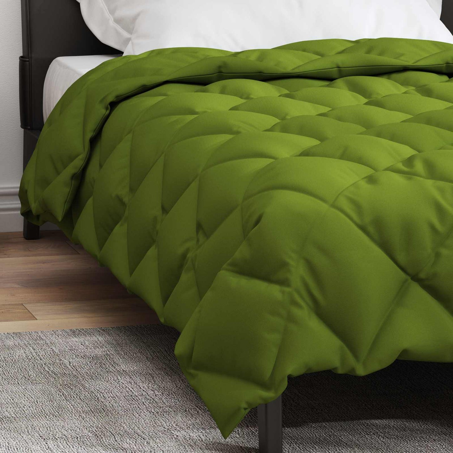 Duvet Invernale Verde 220 x 155 cm Microfibra