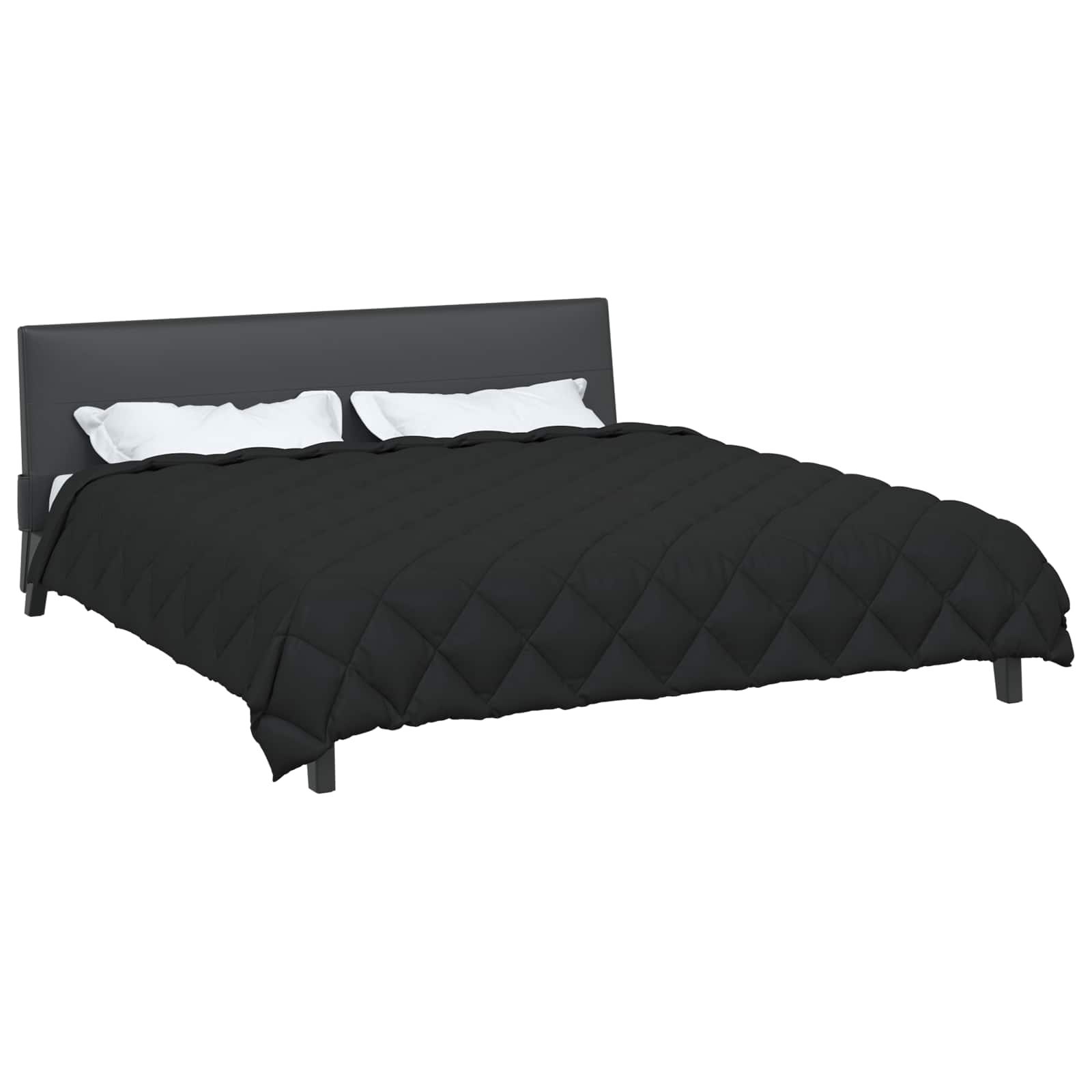 Duvet Invernale Nero 200 x 200 cm Microfibra | homemem39