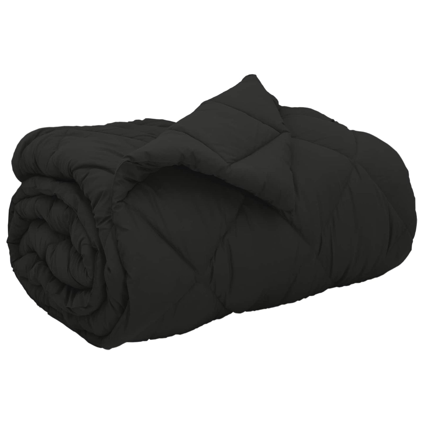 Duvet Invernale Nero 220 x 135 cm Microfibra