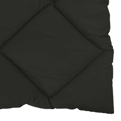 Duvet Invernale Nero 220 x 260 cm Microfibra