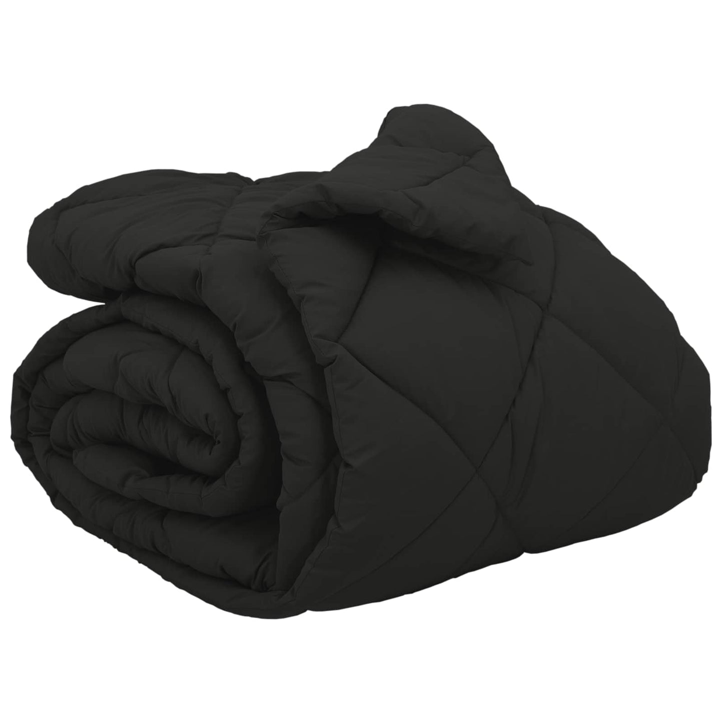 Duvet Invernale Nero 240 x 260 cm Microfibra